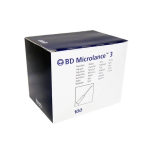 BD MICROLANCE HYPODERMIC NEEDLE (19G, CREAM, 25MM) (1 X 100) - CLEARANCE